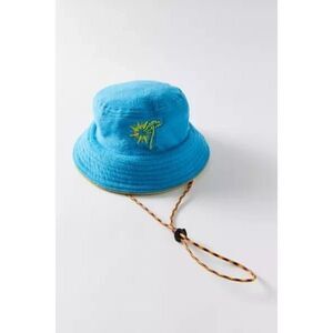New Urban Outfitters FLEECE SAFARI BUCKET HAT IN PALE BLUE